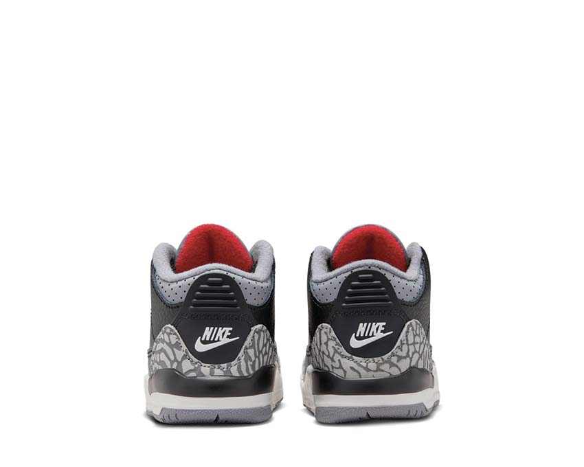 Jordan 3 Retro TD Black semelle — semelle Elephant noire Jordan 3