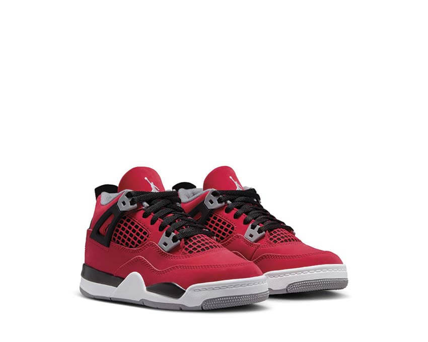 Jordan 4 Retro PS Toro Bravo semelle — caoutchouc rouge Jordan 4 preschool