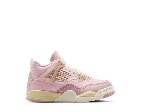 Jordan 4 Retro TEX PS Pearl Pink / Iced Carmine — sneakers textile premium enfant