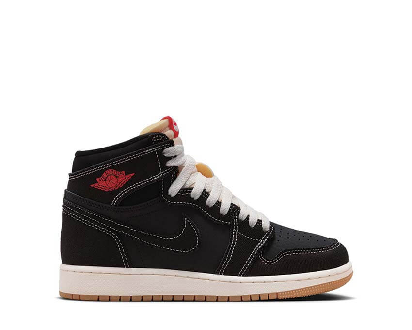 Air Jordan 1 Retro High OG GS Flight Club — sneakers enfant noir blanc Flight Club