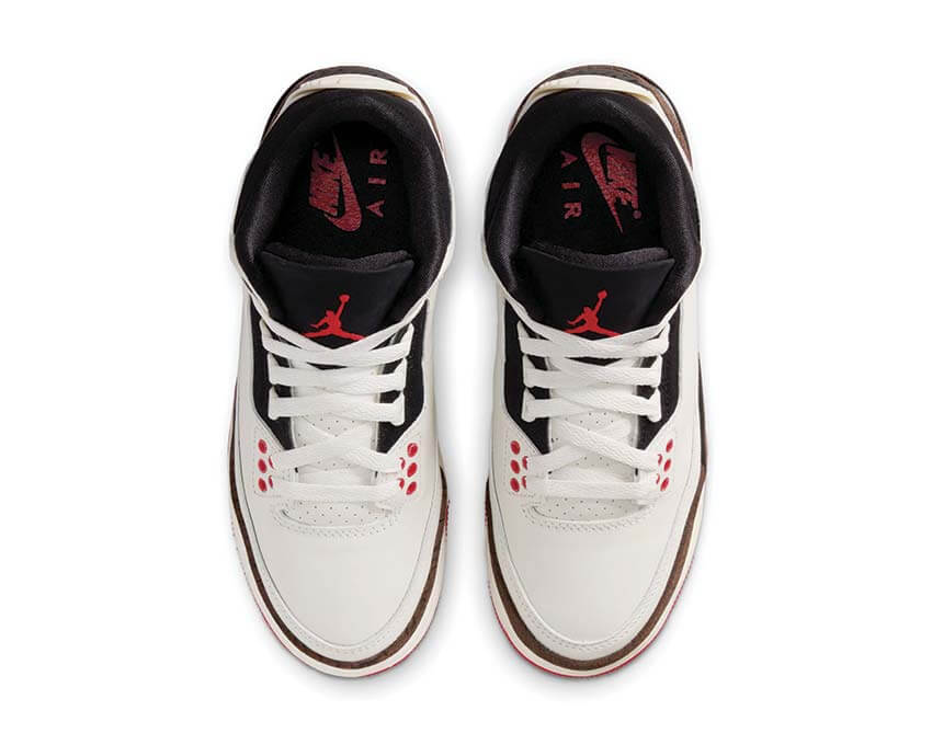 Air Jordan 3 Retro GS World's Best Dad — profil cuir blanc Jordan 3 GS