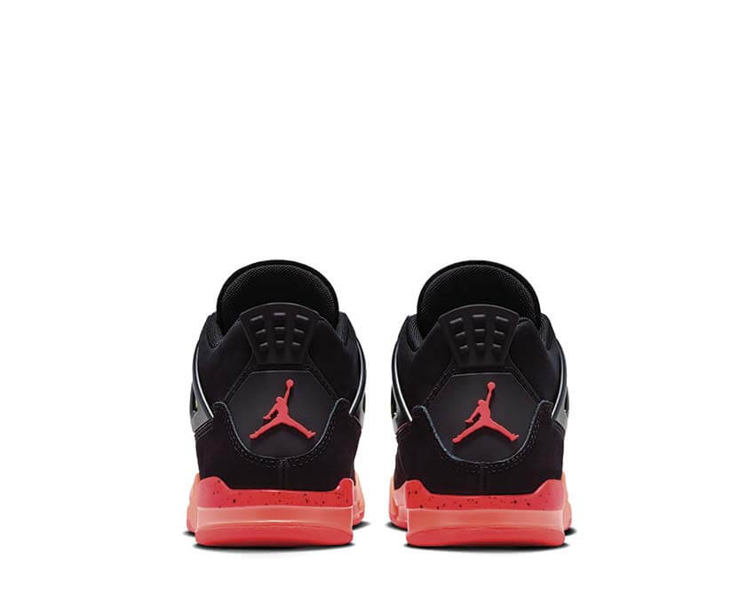 Jordan 4 Retro PS Infrared 23 Detail — Zunge Infrared 23 Jordan 4 Kinder