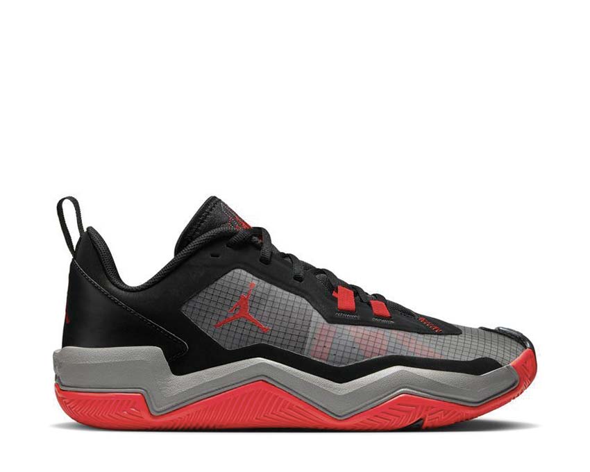 Jordan One Take 4 Black Flat Pewter University Red — scarpa da basket uomo performance