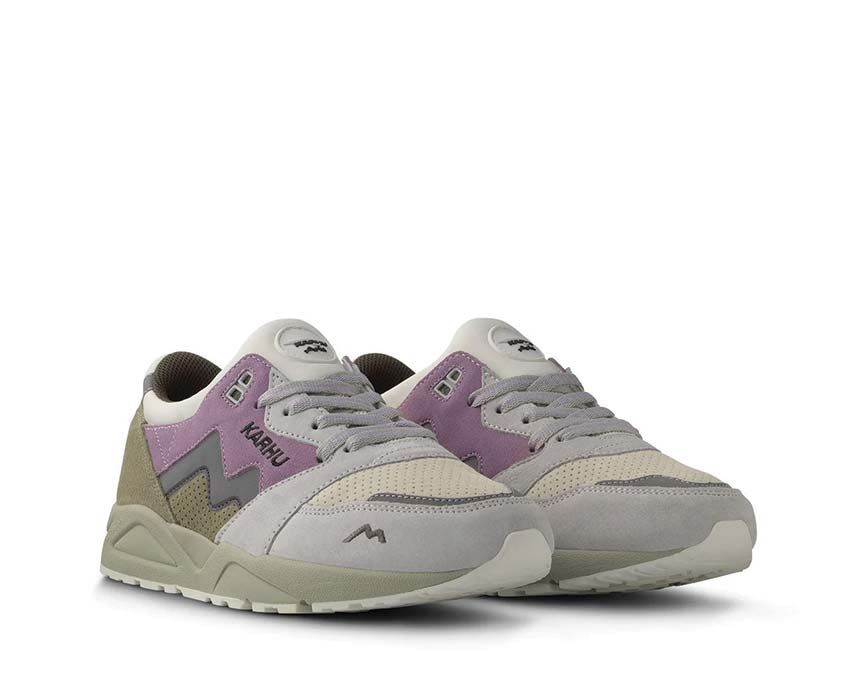 Karhu Aria 95 Dawn Blue/Orchid Petal vue latérale — mesh respirant