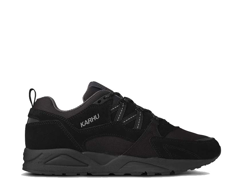 Karhu Fusion 2.0 Jet Black — sneaker homme running monochrome noir