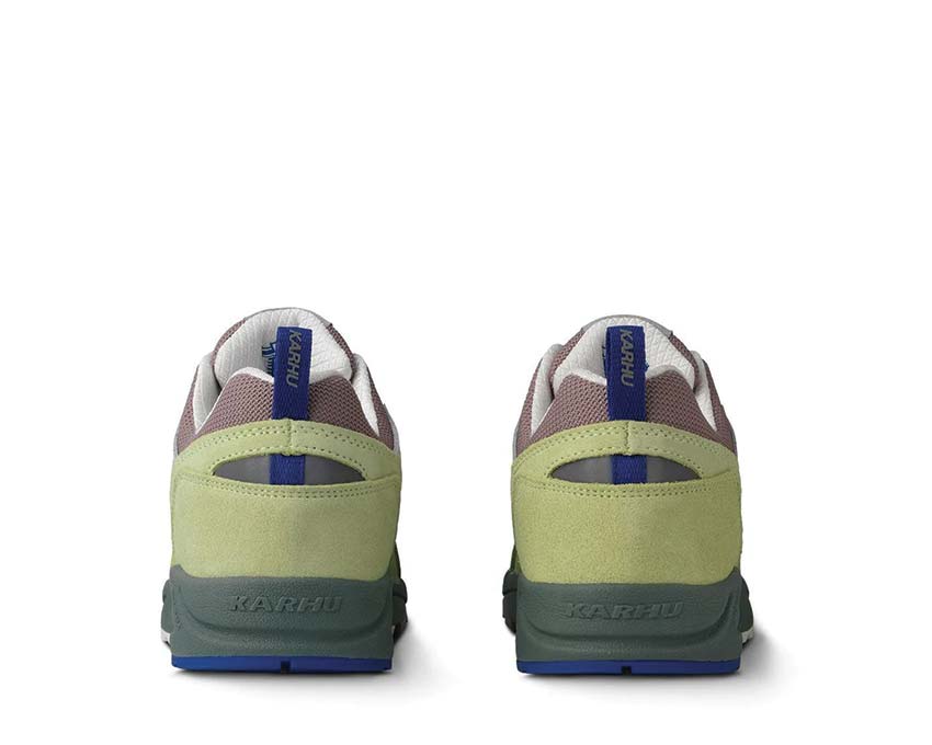 Karhu Fusion 2.0 Shadow Lime/Amparo Blue suela — suela Fulcrum