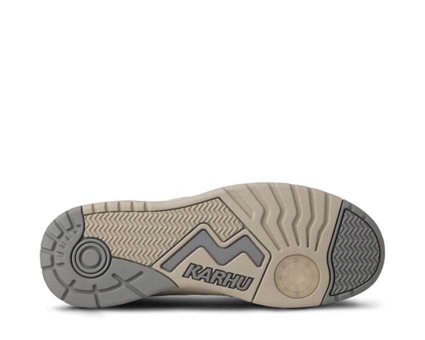 Karhu Fusion XT Arctic Wolf/Quail detail — Quail taupe accent