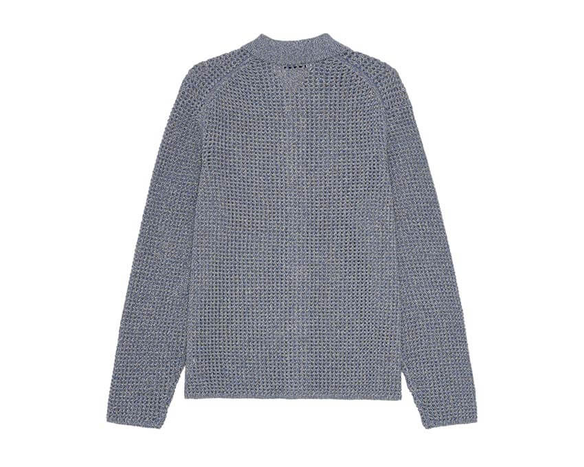Les Deux Gerald Knitted Shirt vue latérale — coupe et texture maille