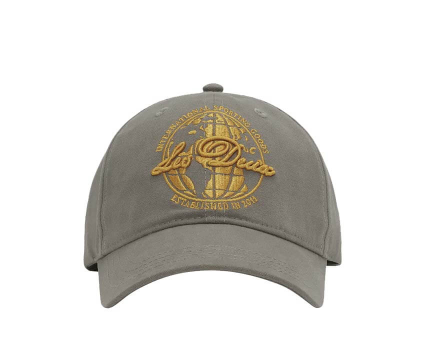 Les Deux Globe Logo Dad Cap — casquette unisexe logo globe structurée