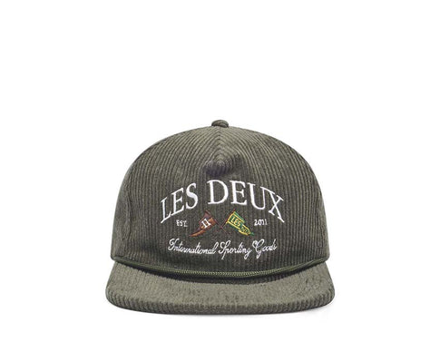Les Deux Ivy League Corduroy Cap — casquette unisexe velours côtelé