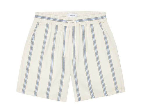 Les Deux Lawson Stripe Shorts coloris 211 — short homme rayé décontracté