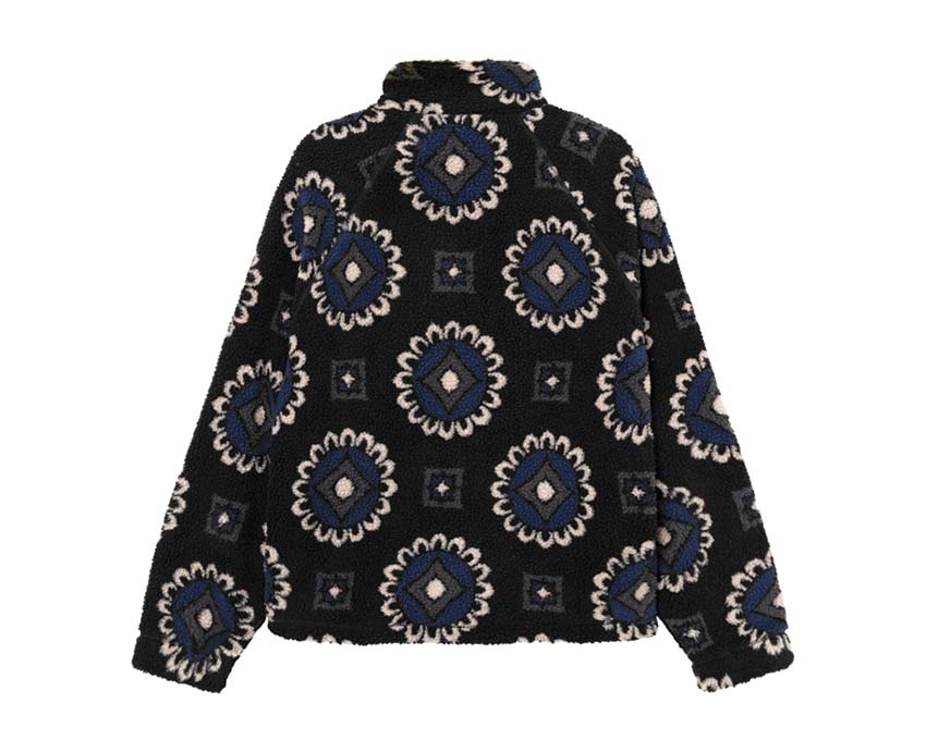 Les Deux Red Zipper Jacket Black Blueprint Seitenansicht — Detail Reißverschluss Taschen