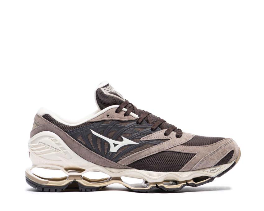 Mizuno Wave Prophecy LS Mole/Pristine/Fungi — sneaker homme technologie Wave