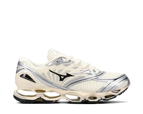 Mizuno Wave Prophecy LS Pristine Black Silver — sneaker homme flagship Wave