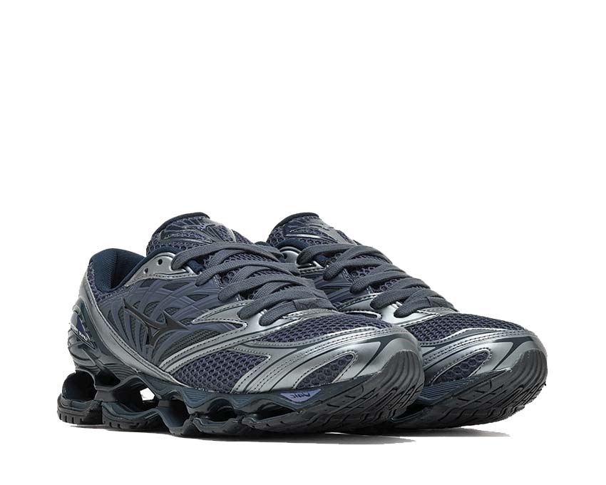 Mizuno Wave Prophecy LS Sport Odyssey Gray suola — Wave Plate spessa
