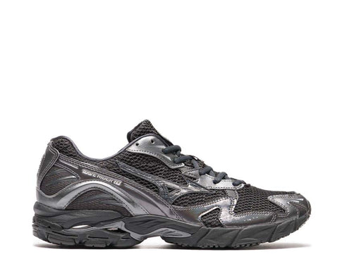 Mizuno Wave Rider 10 Black — sneaker homme running rétro noir