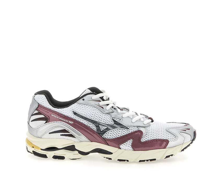 Mizuno Wave Rider 10 Sport Syrad — sneaker unisexe running rétro noir sable