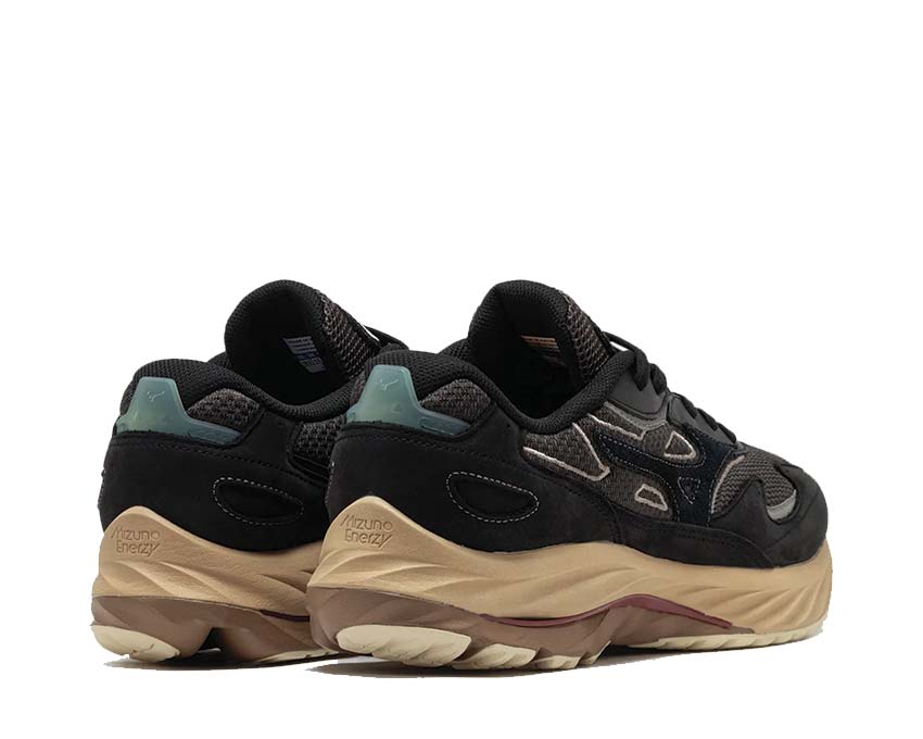 Mizuno Wave Rider β Premium Black Sand semelle — Wave Plate technologie