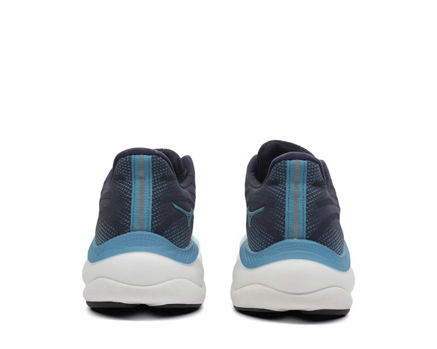 Mizuno Wave Sky 9 Baritone Blue Citrus Capri suela — suela Sky 9 premium