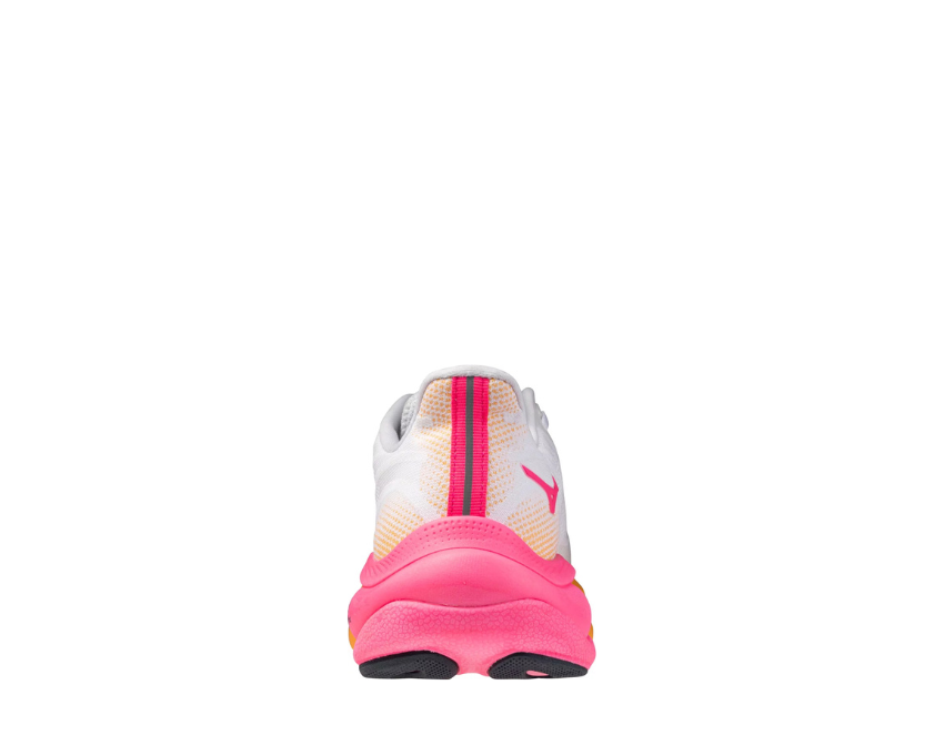 Mizuno Wave Sky 9 White Tang Orange Pink Tetra semelle — Sky 9 amorti