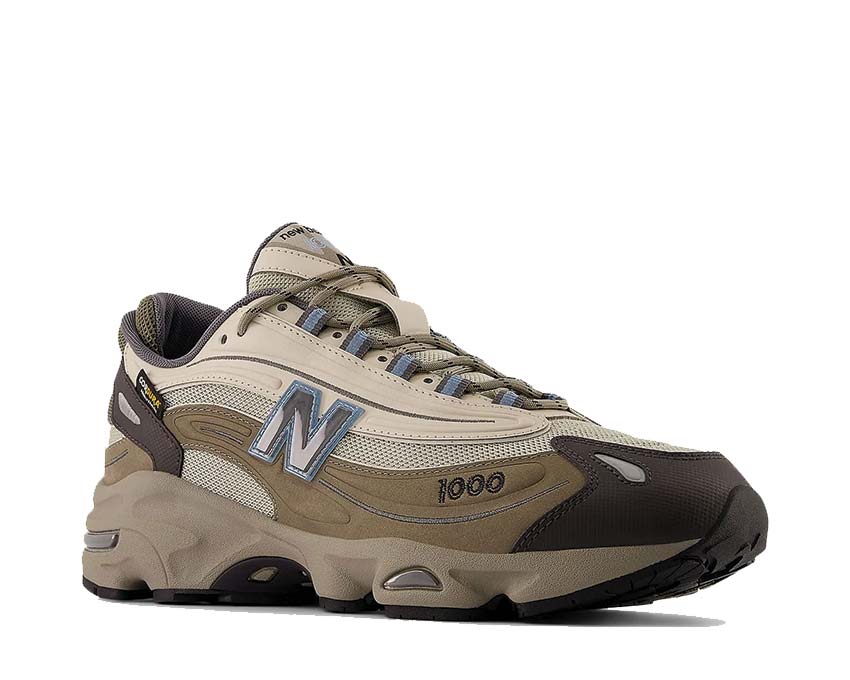 New Balance 1000 Cordura Dockside vista laterale — tomaia Cordura resistente all'abrasione