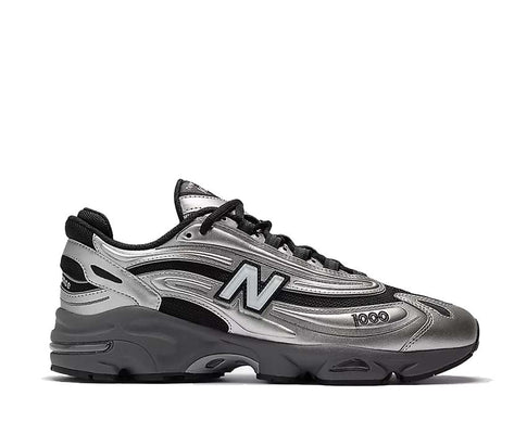 New Balance 1000 Metallic Silver — sneaker homme coloris argent métallique brillant