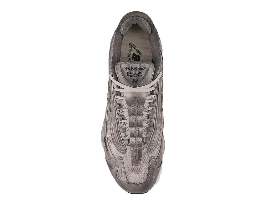 New Balance 1000 Silver Metallic outsole — trail grip sole
