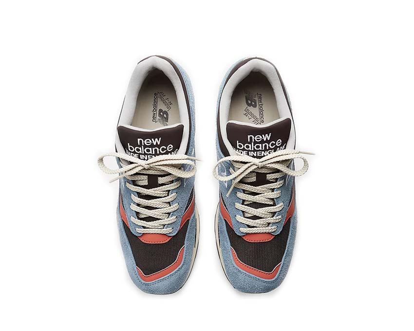 New Balance 1500 Made in UK Dusty Blue Detail — Wildleder und technisches Mesh Obermaterial