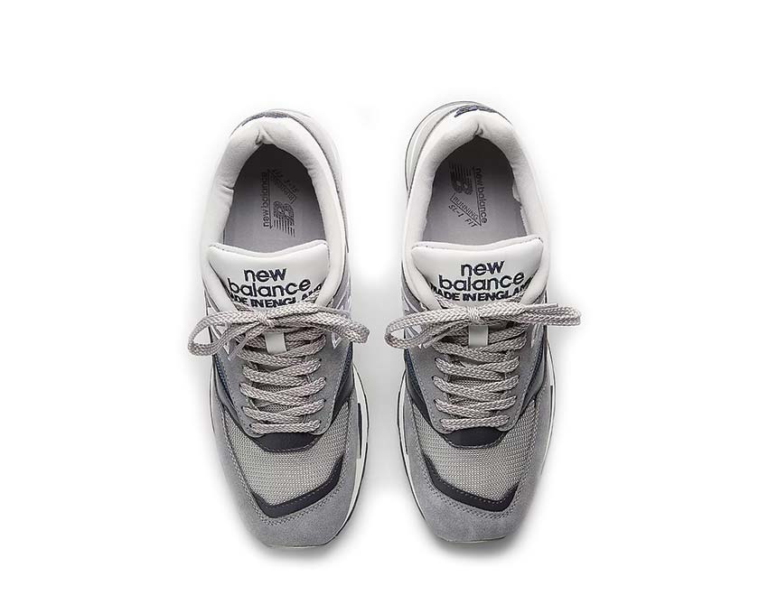 New Balance 1500 Made in UK Steel Gray Dawn Blue détail — mesh technique respirant