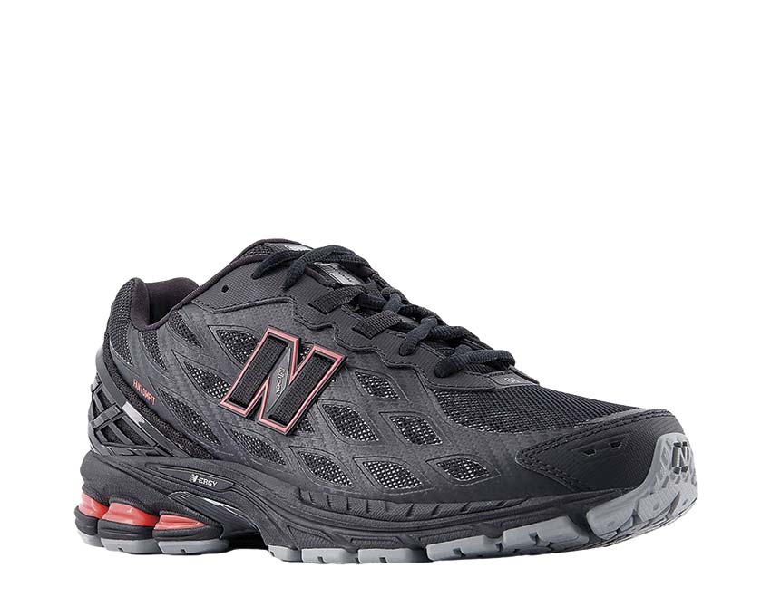 New Balance 1906W Black vue latérale — tige structurée