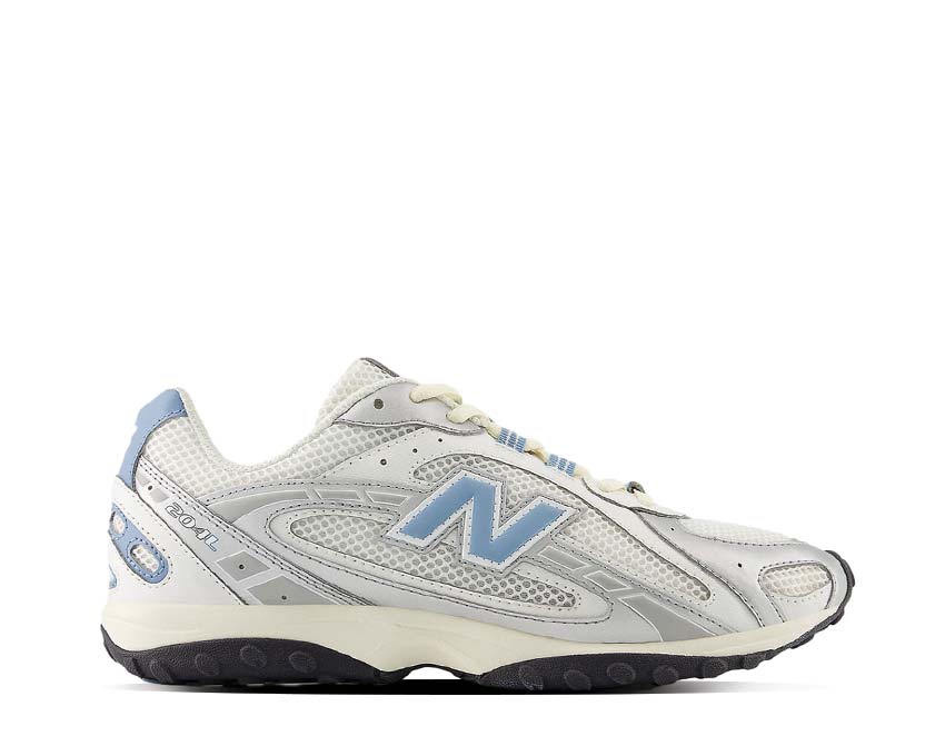 New Balance 204L Silver Metallic — sneaker femme coloris argenté métallisé irisé