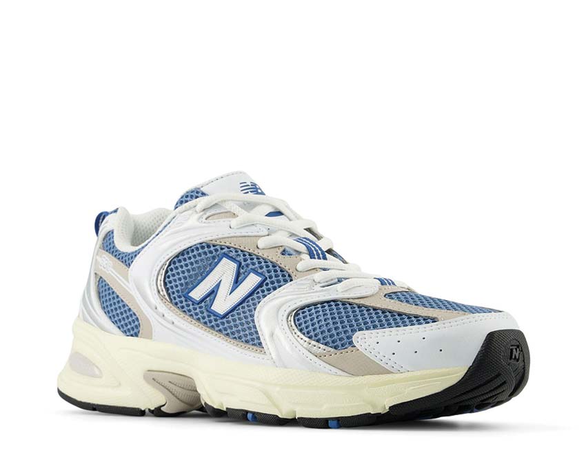New Balance 530 Heron Blue Seitenansicht — Mesh Obermaterial
