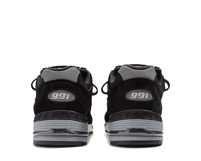 New Balance 991 Made in UK Black Silver semelle — semelle ENCAP technologie