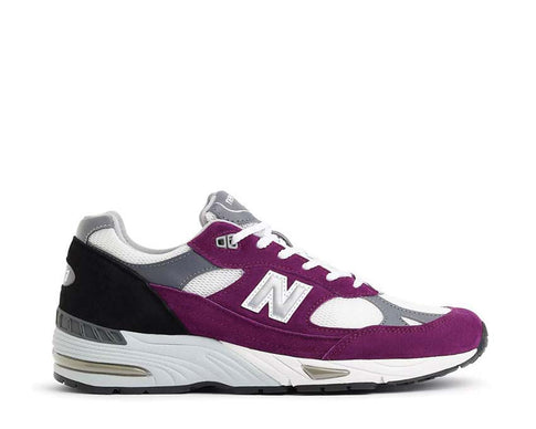 New Balance 991 Made in UK Purple — sneaker uomo prodotta in Inghilterra
