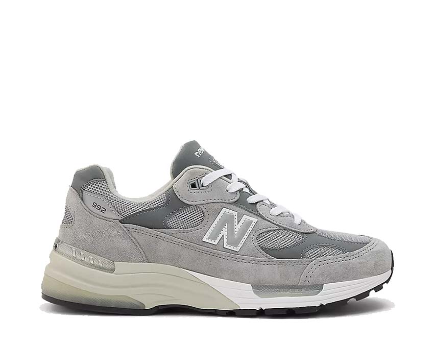 New Balance 992 Made in USA Grey/White — sneaker homme fabriquée aux États-Unis