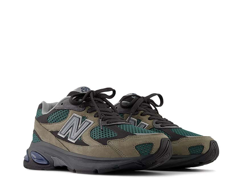 New Balance 2010 Dockside vista laterale — tomaia in mesh traspirante color marina