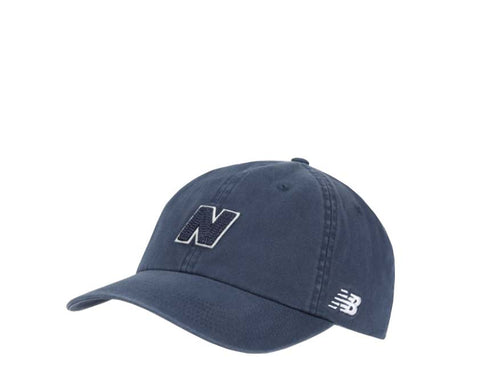 New Balance Cap Navy — cotton cap with embroidered NB logo