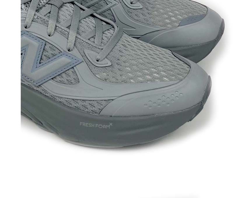 New Balance Fresh Foam X vue latérale — tige engineered mesh