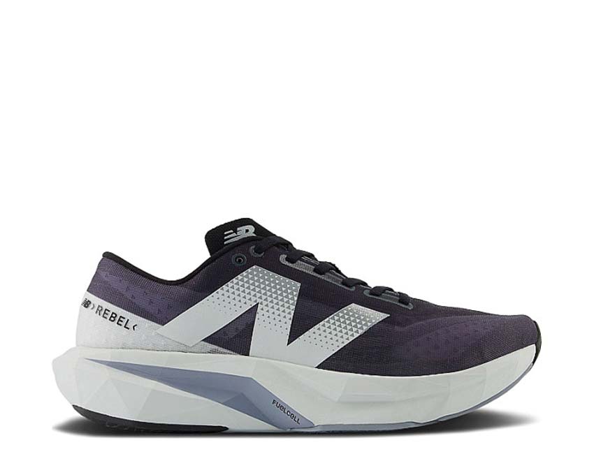 New Balance FuelCell Rebel V4 Graphite — lightweight reactive men's running shoe