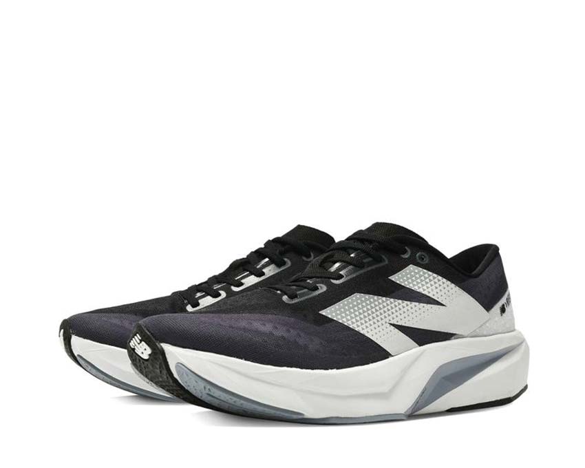 New Balance FuelCell Rebel V4 Graphite lateral view — breathable mesh upper