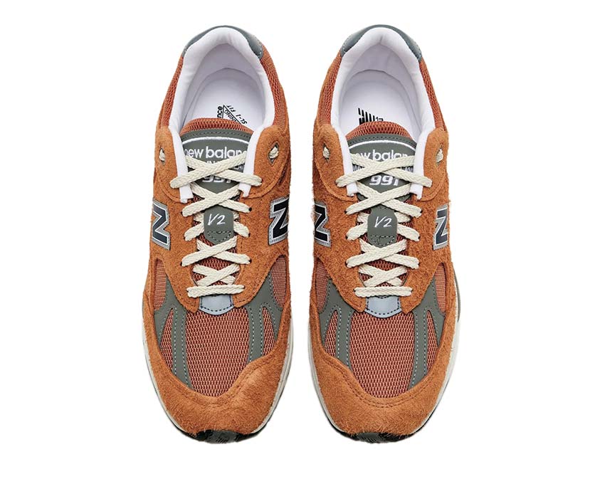 New Balance 991v2 Made in UK Gold Earth semelle — ENCAP amorti longue durée