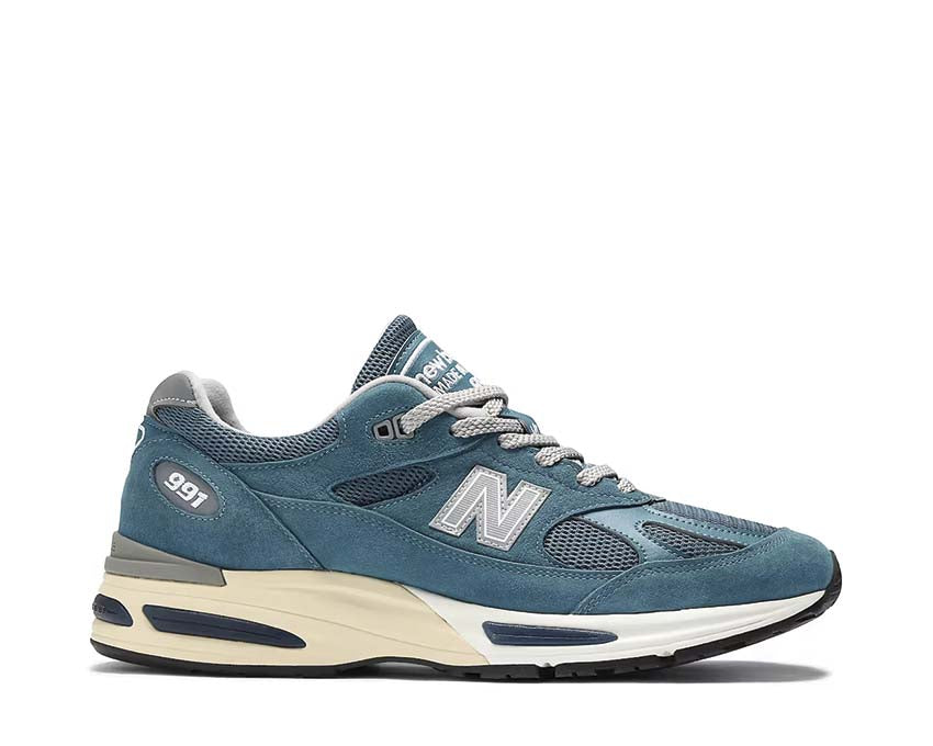 New Balance 991v2 Made in UK Tapestry — zapatilla hombre vintage colorway tabaco tejido