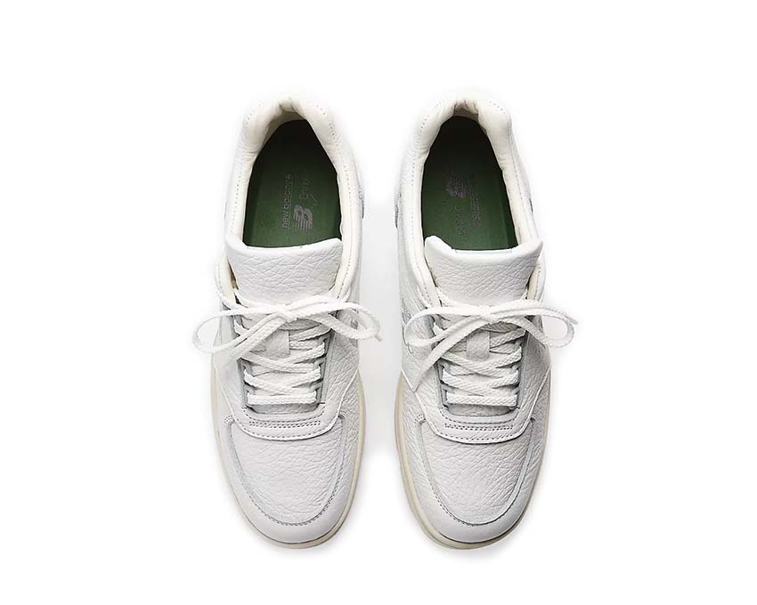 New Balance Allerdale White dettaglio — ricamo MADE IN UK tallone