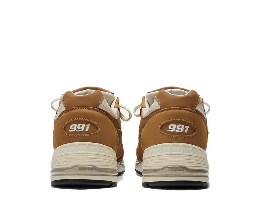 New Balance 991 Chipmunk Taupe suela — amortiguación ENCAP Made in UK