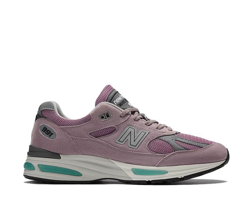New Balance 991v2 Made in UK Polignac — sneaker unisexe coloris violet Polignac profond