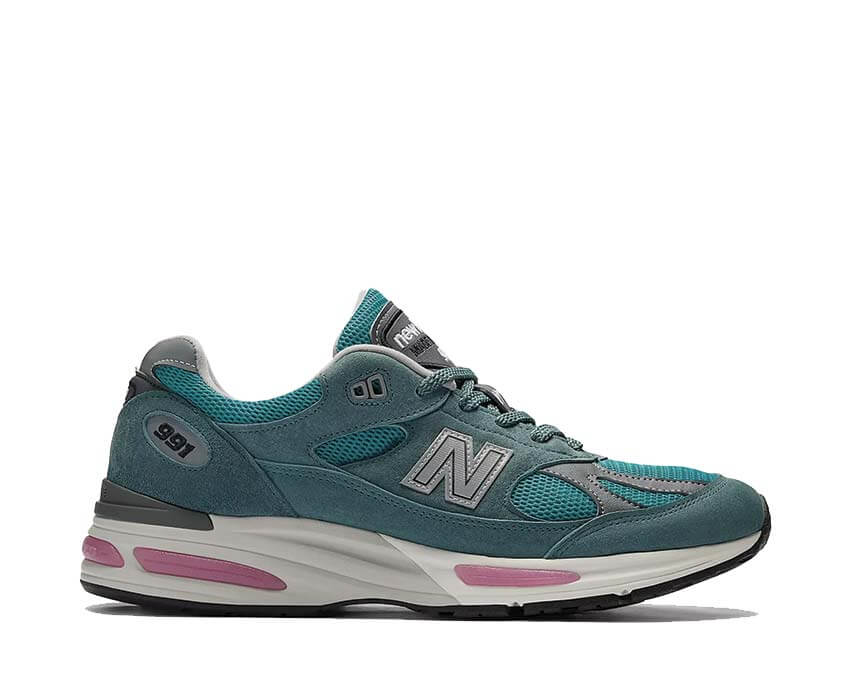 New Balance 991v2 Made in UK Porcelain Green — sneaker unisexe coloris vert porcelaine