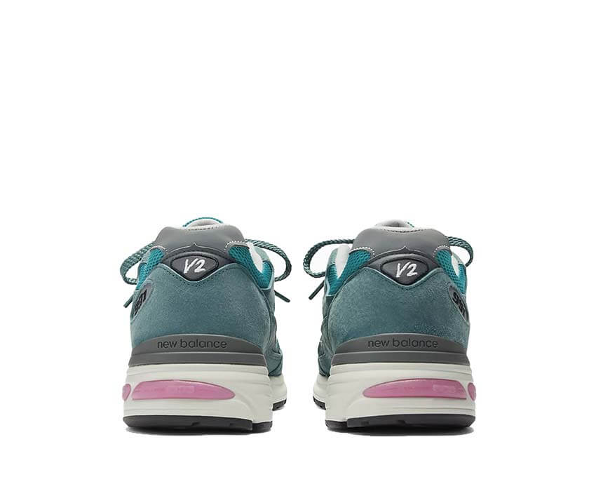 New Balance 991v2 Porcelain Green semelle — amorti ABZORB et ENCAP Made in UK