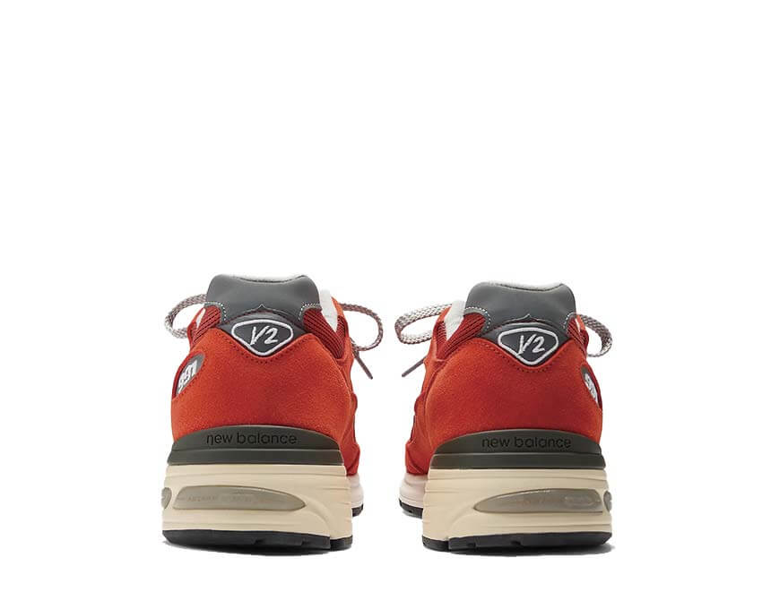 New Balance 991v2 Grenadine Red semelle — semelle ENCAP Made in UK