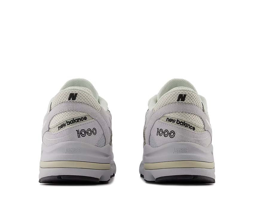 New Balance 1000 Pearl Grey semelle — semelle épaisse renforcée