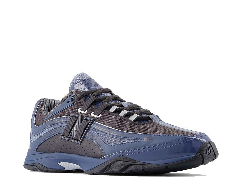 New Balance RC56 Blue Gemstone vue latérale — cuir et mesh